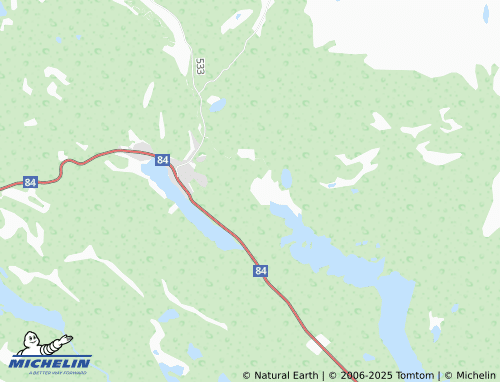MICHELIN-Landkarte Ljusnedal - ViaMichelin
