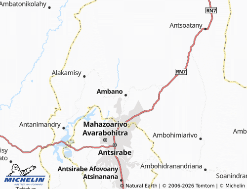 Mapa MICHELIN Ambatomainty - ViaMichelin