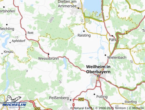 MICHELIN Lichtenau map - ViaMichelin