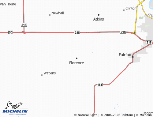 Carte MICHELIN Florence - ViaMichelin