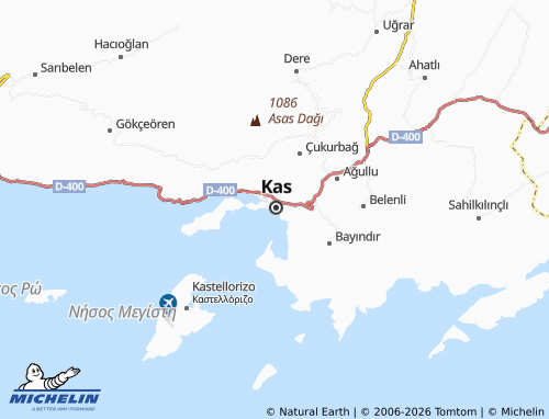 Mappa MICHELIN Andifli - ViaMichelin