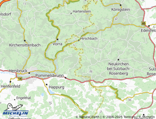 Mapa MICHELIN Bürtel - ViaMichelin