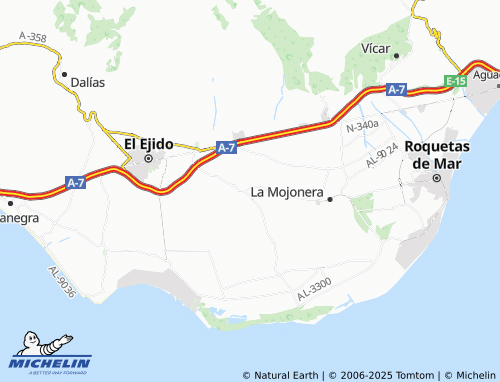 MICHELIN Las Norias de Daza map - ViaMichelin