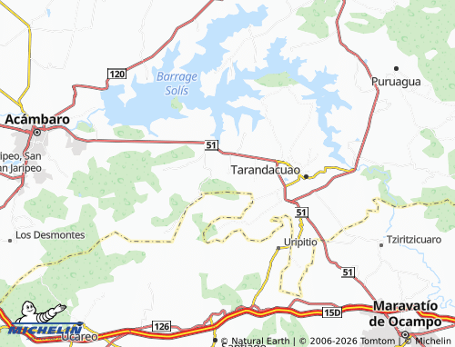 Mappa MICHELIN La Virgen - ViaMichelin