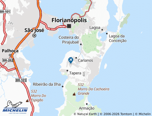 Mapa MICHELIN Carianos - ViaMichelin