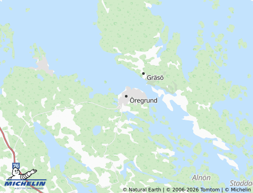 MICHELIN Öregrund map - ViaMichelin