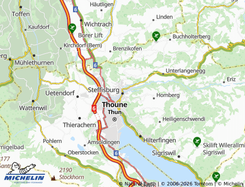 Mapa MICHELIN Steffisburg - ViaMichelin