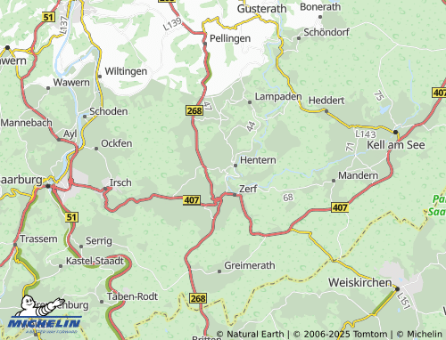 MICHELIN-Landkarte Baldringen - ViaMichelin