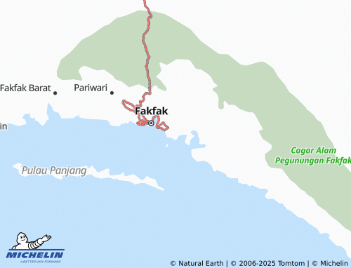 MICHELIN Uni Pokpok map - ViaMichelin