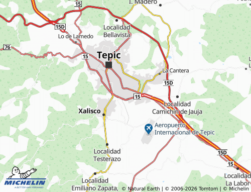 MICHELIN-Landkarte 5 de Febrero - ViaMichelin