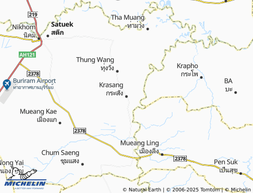 MICHELIN Krasang map - ViaMichelin