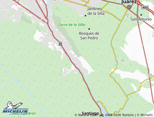 Mapa MICHELIN Los Cristales - ViaMichelin
