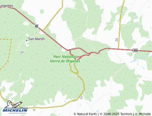 MICHELIN de los Músicos map - ViaMichelin