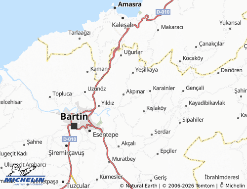 MICHELIN Akpınar map - ViaMichelin