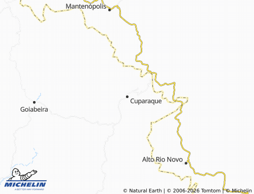 MICHELIN Cuparaque map - ViaMichelin