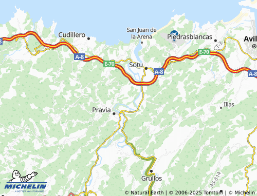 MICHELIN Santianes map - ViaMichelin