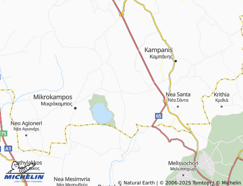 Carte MICHELIN Xylokeratia - ViaMichelin