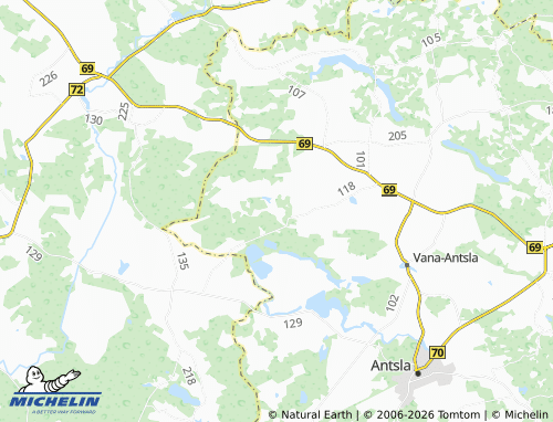 Mappa MICHELIN Toku - ViaMichelin