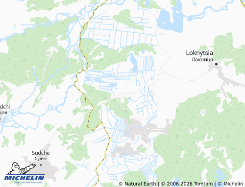 Mappa MICHELIN Zadovzhe - ViaMichelin