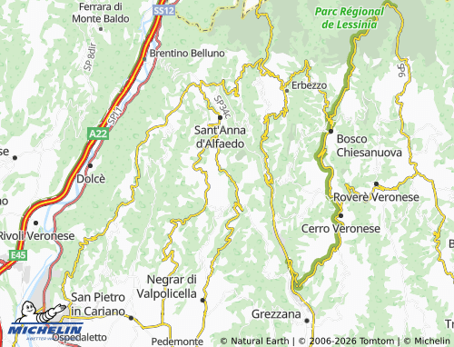 Mapa MICHELIN Corrubbio - ViaMichelin
