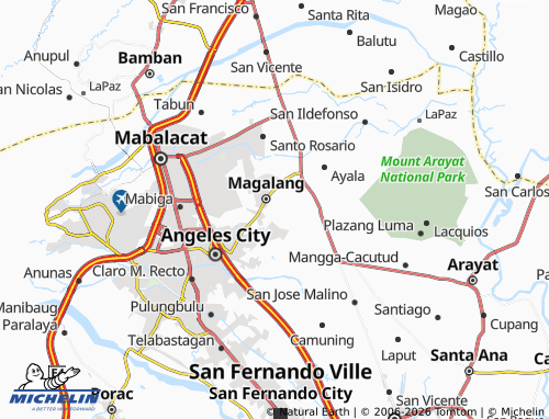 MICHELIN San Pedro 2 map - ViaMichelin