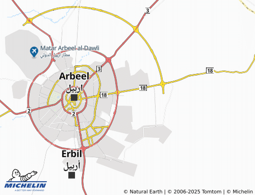 Carte MICHELIN زيلان 1 - ViaMichelin