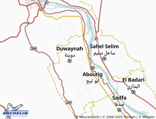 MICHELIN-Landkarte Nazlat al-Duwaynah - ViaMichelin
