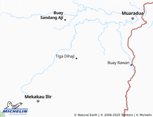 MICHELIN Tiga Dihaji map - ViaMichelin
