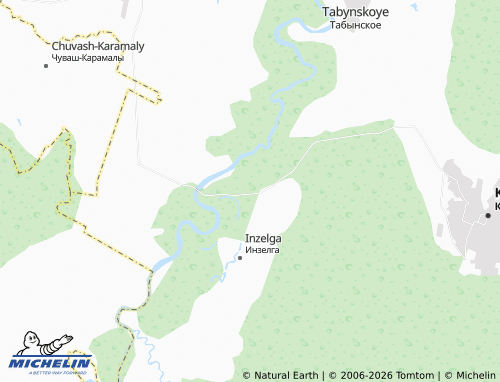 MICHELIN-Landkarte Tsapalovka - ViaMichelin