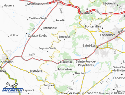 Mappa MICHELIN Saint-Thomas - ViaMichelin