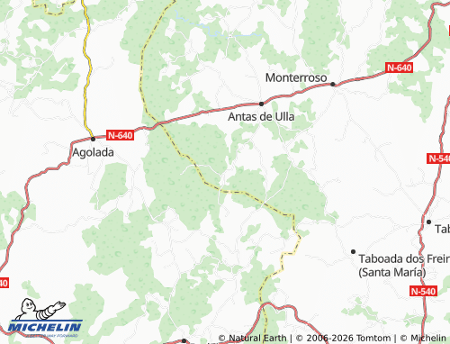 MICHELIN-Landkarte A Somoza - ViaMichelin