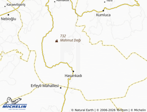 Mapa MICHELIN Eski Emirler - ViaMichelin