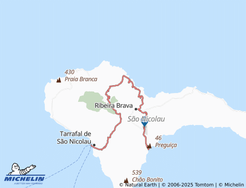 MICHELIN-Landkarte Queimada - ViaMichelin