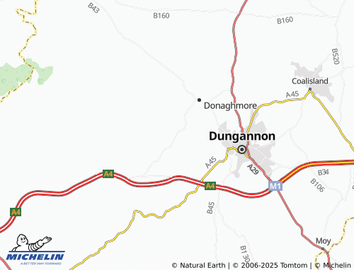 MICHELIN Drumreany map - ViaMichelin