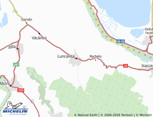 MICHELIN Luncavița map - ViaMichelin