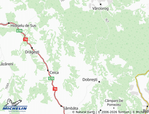 Mappa MICHELIN Corbești - ViaMichelin