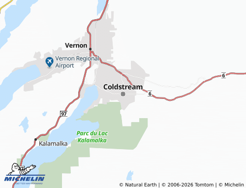 Mappa MICHELIN Coldstream - ViaMichelin