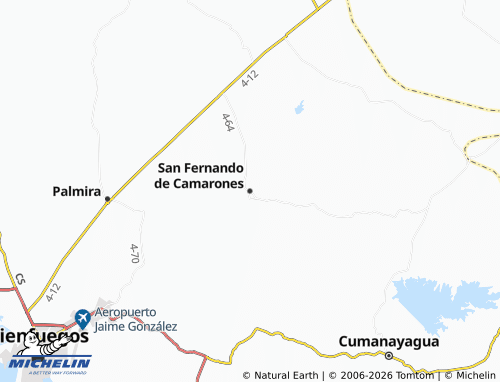 Mappa MICHELIN San Fernando de Camarones - ViaMichelin