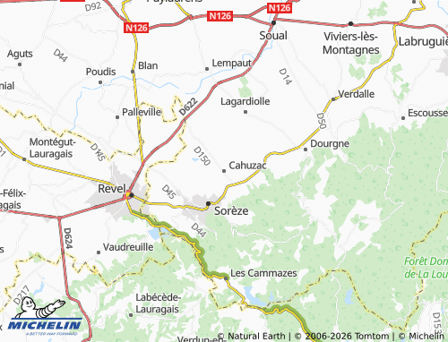 Mappa MICHELIN Cahuzac - ViaMichelin