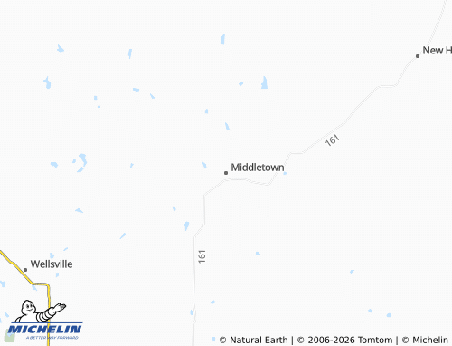 Carte MICHELIN Middletown - ViaMichelin