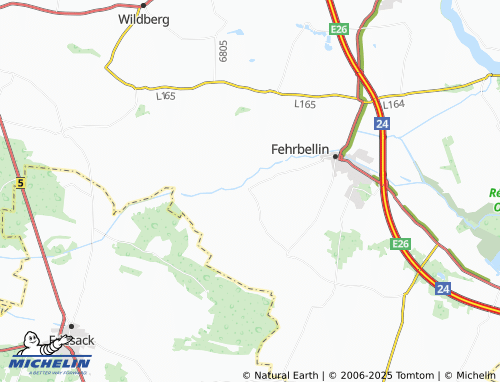 MICHELIN Lentzke map - ViaMichelin