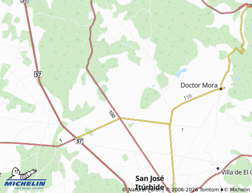 Mappa MICHELIN Las Flores - ViaMichelin