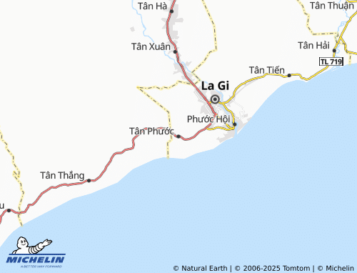 MICHELIN Tân Phước map - ViaMichelin
