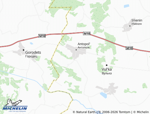 MICHELIN-Landkarte Gubernya - ViaMichelin