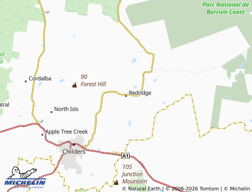 Mapa MICHELIN Redridge - ViaMichelin