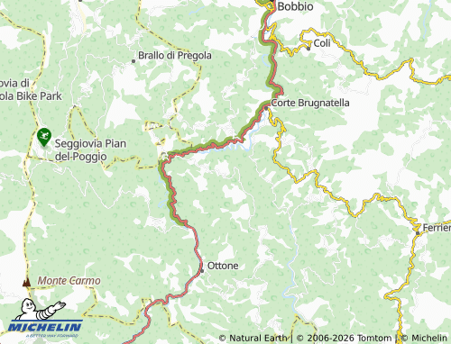 MICHELIN Cerignale map - ViaMichelin