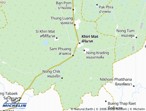 Kaart MICHELIN Sam Phuang - ViaMichelin