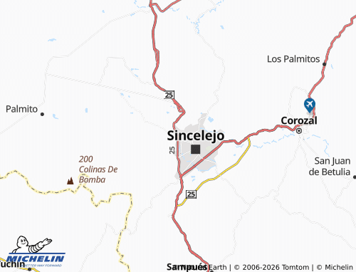 Carte MICHELIN Villa Orieta - ViaMichelin