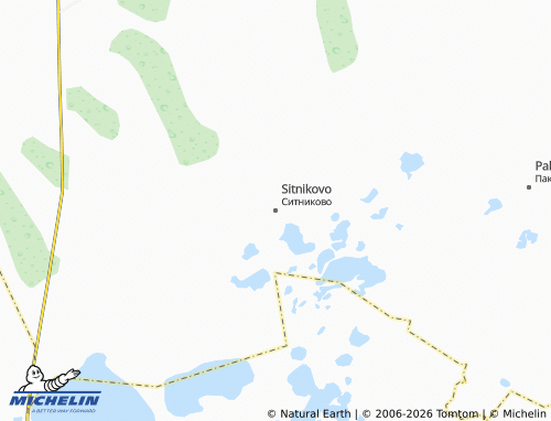 MICHELIN-Landkarte Sitnikovo - ViaMichelin