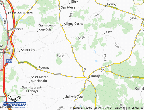 MICHELIN Les Pichons map - ViaMichelin